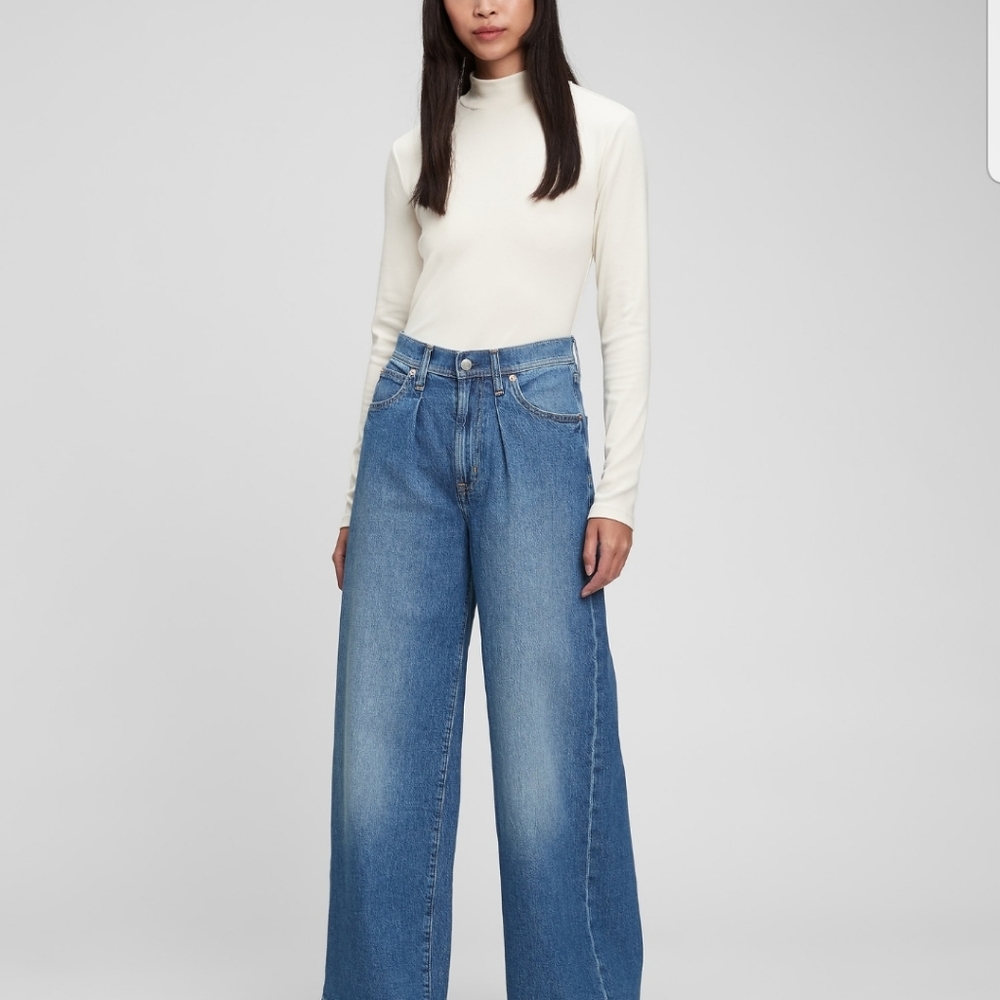 Gap Jeans Sky High wide leg jeans
